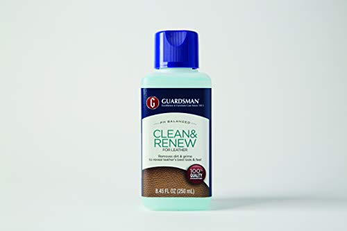 Guardsman 470800 Clean & Renew Removes Dirt and Grime, For Leather Furniture & Car Interiors, 8.4 Oz