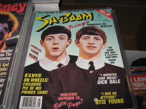 Sh-Boom Magazine (Meet The Beatles ! , Elvis , Otis Young , Betty Page , Ringo , Mop-Tops, May 1990)