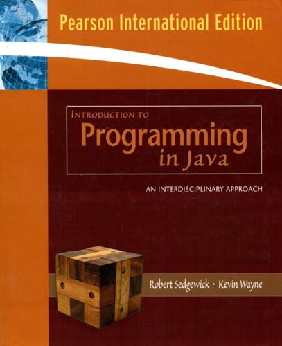 Introduction to Programming in Java: An Interdisciplinary Approach