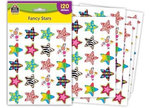 Teacher Created Resources Fancy Stars Stickers (5179)