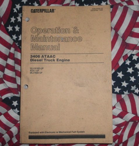 Caterpillar 3406B Industrial Engine Parts Catalog CAT