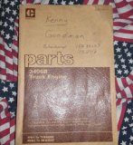 1988 Caterpillar 3406B Engine Part Book Freightliner