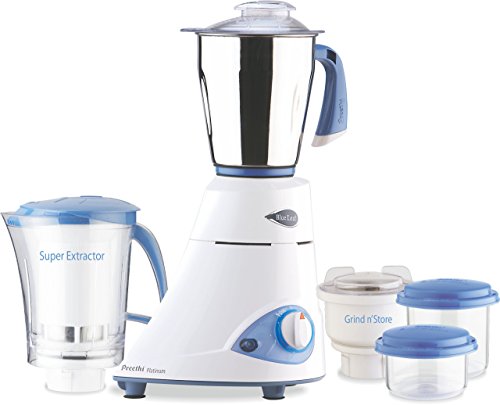 Book Cover Preethi Blue Leaf Platinum Mixer Grinder with Juice Extractor