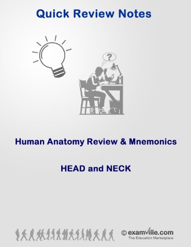 Human Anatomy Review & Mnemonics: Head and Neck (Quick Review Notes Book 1)