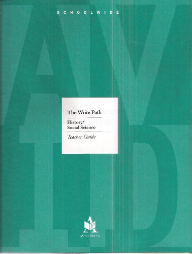 The Write Path: History - Social Science, Teacher Guide (An Interdisciplinary Writing and Reading Curriculum)