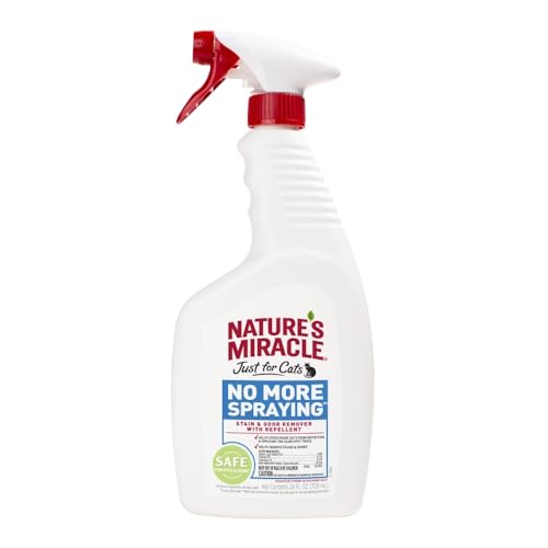 Nature's Miracle No More Spraying, Stain And Odor Remover, Repellent 24 Fl Oz (Pack of 1)