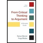 From Critical Thinking to Argument [[3rd (third) Edition]]