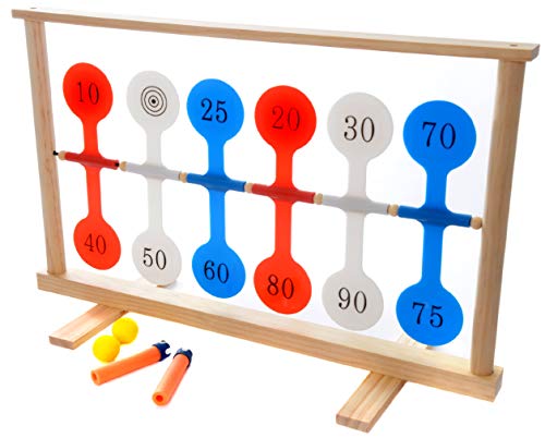 Large EXTENDED Spinning Target, For Nerf Gun and Rifles, Crossbow and Hand Bow