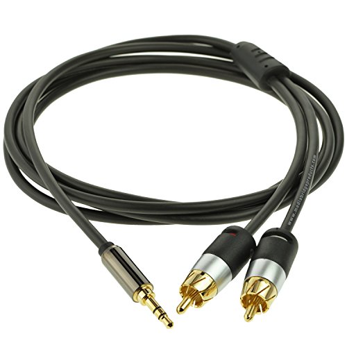 Book Cover Mediabridge 3.5mm Male to 2-Male RCA Adapter (6 Feet) - Step Down Design - (Part# MPC-35-2XRCA-6)