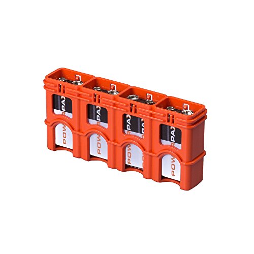 Book Cover Storacell Powerpax 9V Battery Caddy, Orange