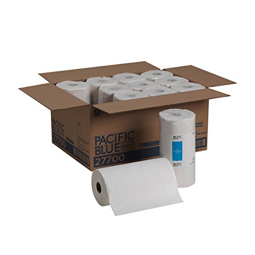 Pacific Blue Select 2-Ply Perforated Roll Paper Towel by Georgia-Pacific Pro, 250 Sheets Per Roll, 12 Rolls Per Case