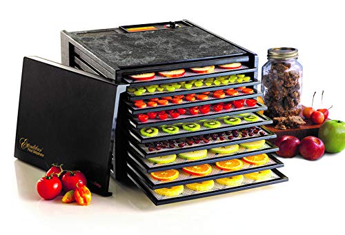 Book Cover Excalibur 3900B 9 Tray Deluxe Dehydrator, Black