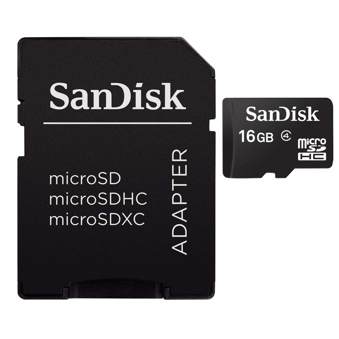 Book Cover SanDisk Mobile Class4 MicroSDHC Flash Memory Card- SDSDQM-B35A with Adapter 16GB