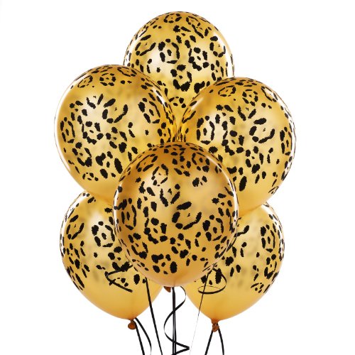 Leopard Spots Latex Balloons Party Accessory