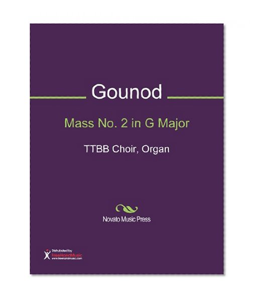 Mass No. 2 in G Major Sheet Music (TTBB Choir, Organ)