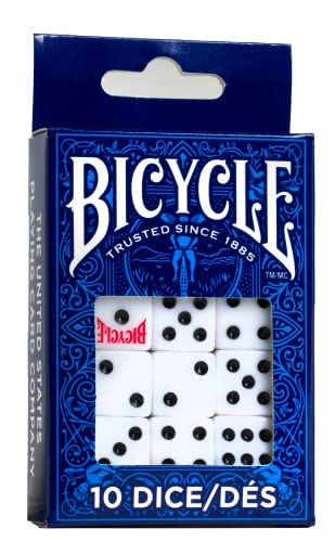 Book Cover Bicycle Dice 10 Pack