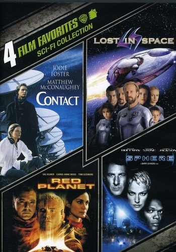 Book Cover 4 Film Favorites: Sci-Fi (Contact, Lost in Space, Red Planet, Sphere)