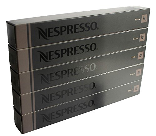 Book Cover 50 Nespresso OriginalLine: Roma, 50 Count - 