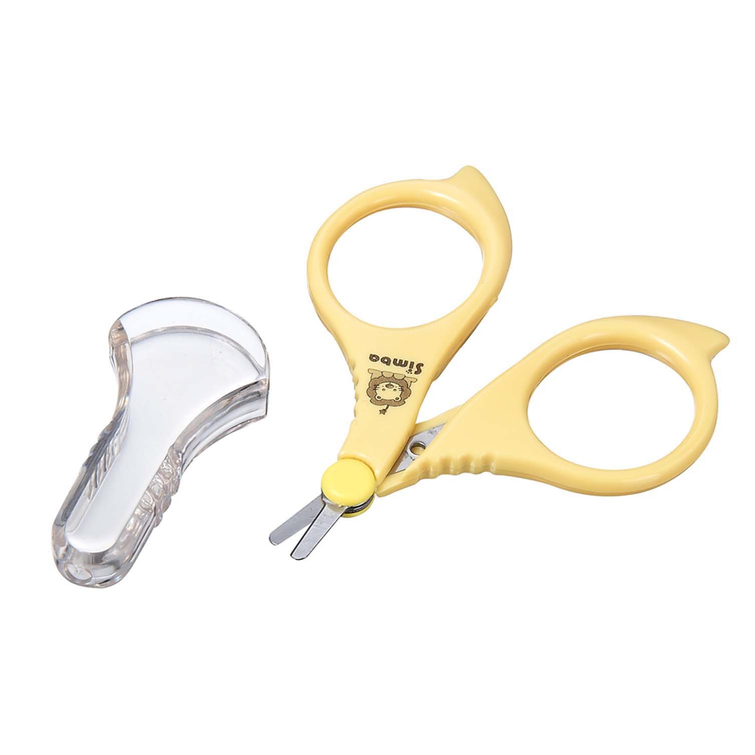 Book Cover Simba Baby Safety Nail Scissors, Yellow