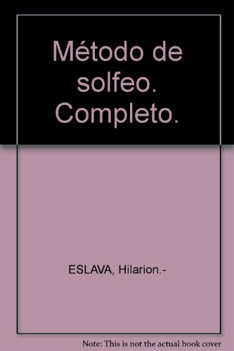 Método de solfeo. Completo.