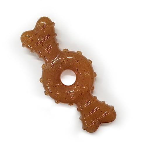 Nylabone Dura Chew Power Chew Textured Ring Bone, Small Dog Chew Toy, Flavor Medley