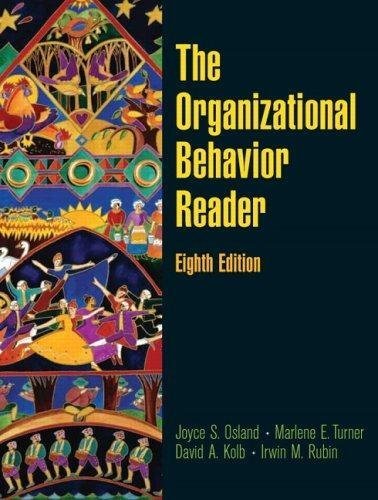 The Organizational Behavior, 8th Edition