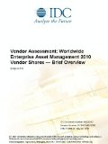 Vendor Assessment: Worldwide Enterprise Asset Management 2010 Vendor Shares  -  Brief Overview