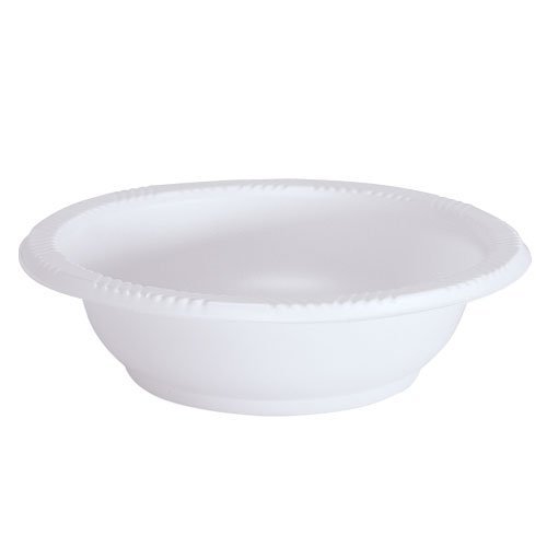 Party Dimensions Dessert Bowl-5oz | White | Pack of 100 Plastic Bowl, 5 oz