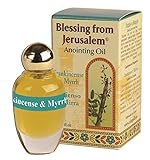 Frankincense and Myrrh Anointing Oil with Biblical Spices (10ml) by World Of Judaica