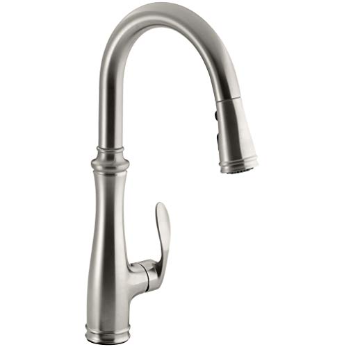 KOHLER K-560-VS Bellera Kitchen Faucet, Vibrant Stainless