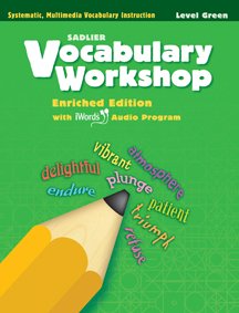 Vocabulary Workshop Â©2011 Level Green (Grade 3) Student Edition