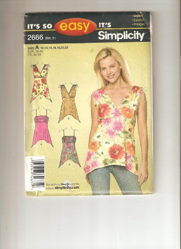 Simplicity pattern 2666 (size A / 10,12,14,16,18,20,22)