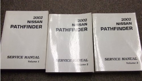 2002 Nissan Pathfinder Service Shop Repair Manual Set (3 volume set)