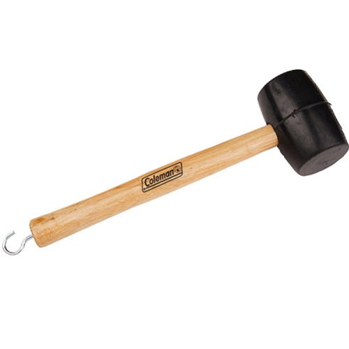 Book Cover Coleman Rubber Mallet with Tent Peg Remover