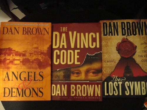 Dan Brown 3 Books Collection: The DaVinci Code+Angels & Demons+The Lost Symbol