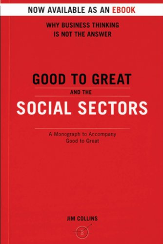 Book Cover Good To Great And The Social Sectors: A Monograph to Accompany Good to Great