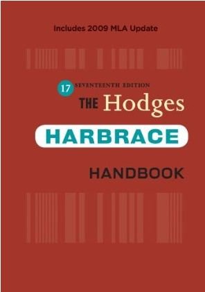 The Hodges Harbrace Handbook 17th Edition (Book Only)