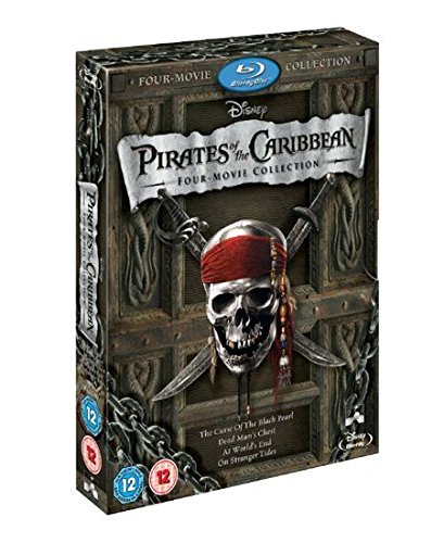 Book Cover Pirates of the Caribbean 1-4 Box Set [Blu-ray]