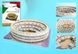 Roman Colosseum 3D Puzzle with Book, 84-Piece