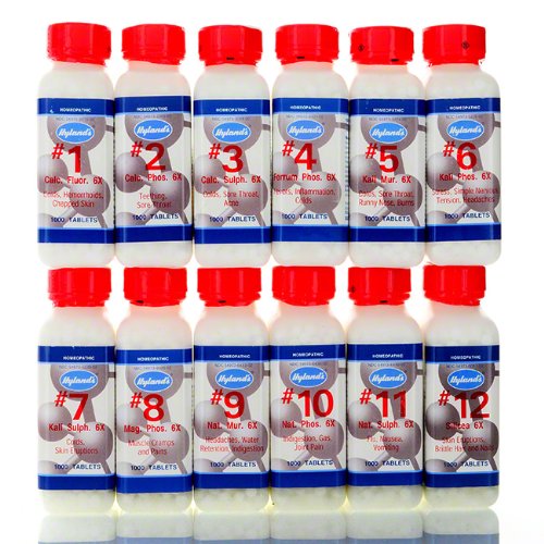 Hyland's Cell Salts Kit of 12, 6x 1000 Tablets