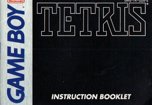 Tetris GB Instruction Booklet (Nintendo Game Boy Manual Only) (Nintendo Game Boy Manual)