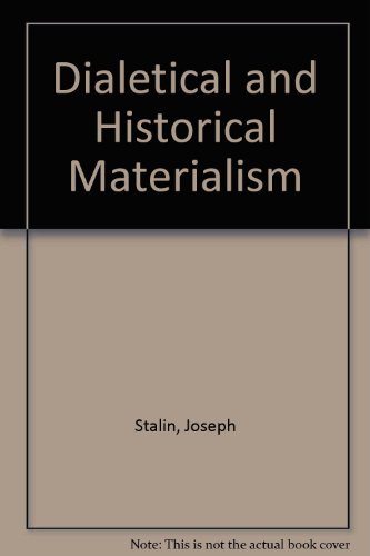 Dialetical and Historical Materialism