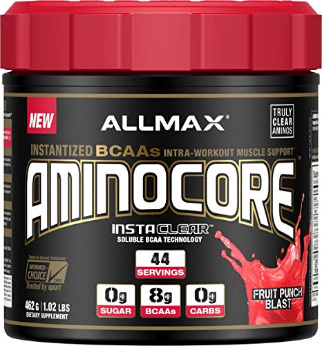 AllMax Nutrition Aminocore BCAA Fruit Punch Blast 462g