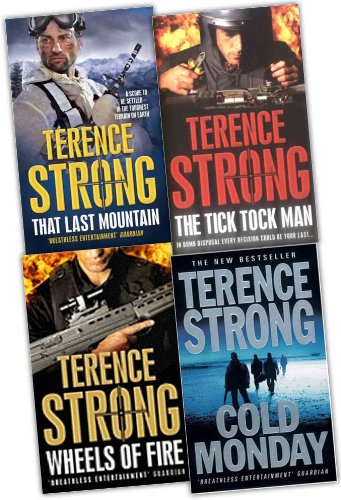 Terence Strong 4 Books Collection Pack Set (That Last Mountain, Wheels of Fire, Tick Tock Man, Cold Monday)