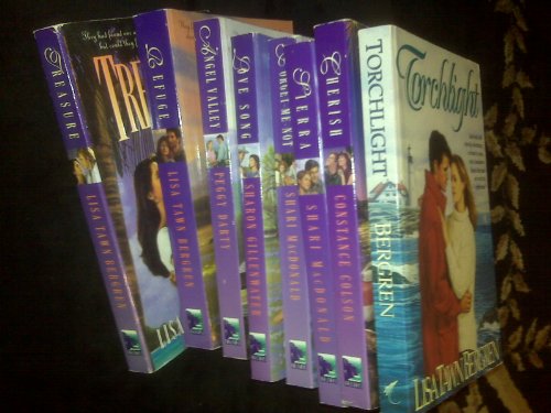 PALISADES PURE ROMANCE BOOK SET OF 7 PLUS TORCHLIGHT (CHERISH, SIERRA, FORGET-ME-NOT, ANGEL VALLEY, REFUGE, TREASURE, LOVE SONG AND TORCHLIGHT FROM LISA TAWN BERGREN)