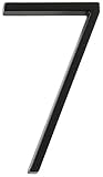 Distinctions 843197 Black Floating Mount 5-Inch House Number 7