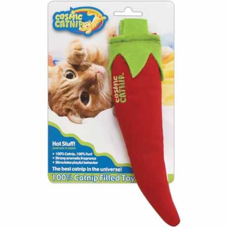 OurPets 100-Percent Catnip Filled Chili Pepper Cat Toy, Hot Stuff