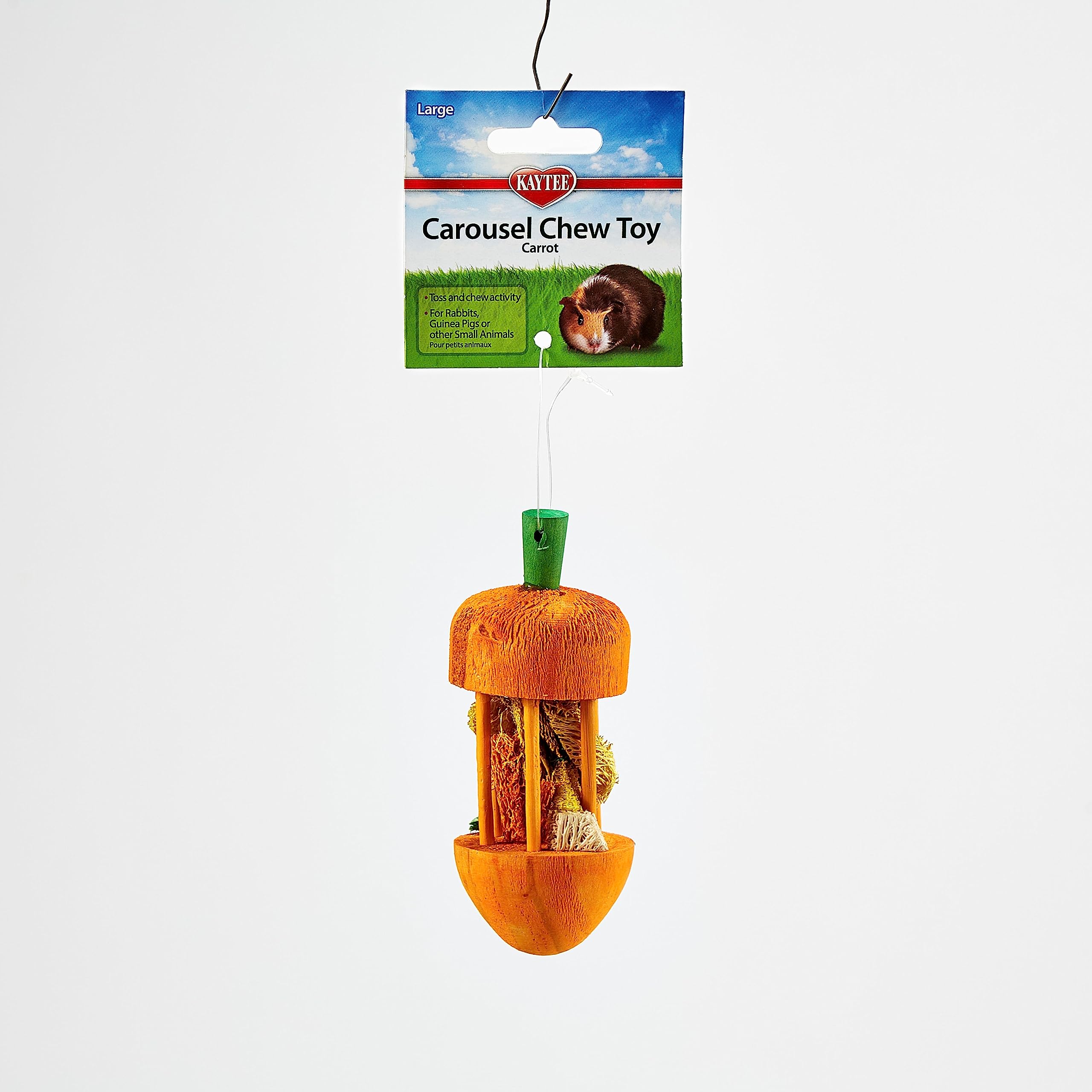 Kaytee Carousel Chew Toy Carrot Large