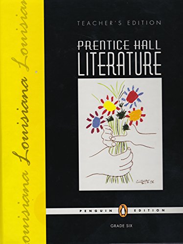 Book Cover Literature Penguin Edition Grade 6 Teacher's Edition 0131317520