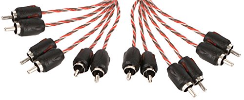 Stinger SI4617 17-Foot 4000 Series Professional 6 Channel RCA Interconnects